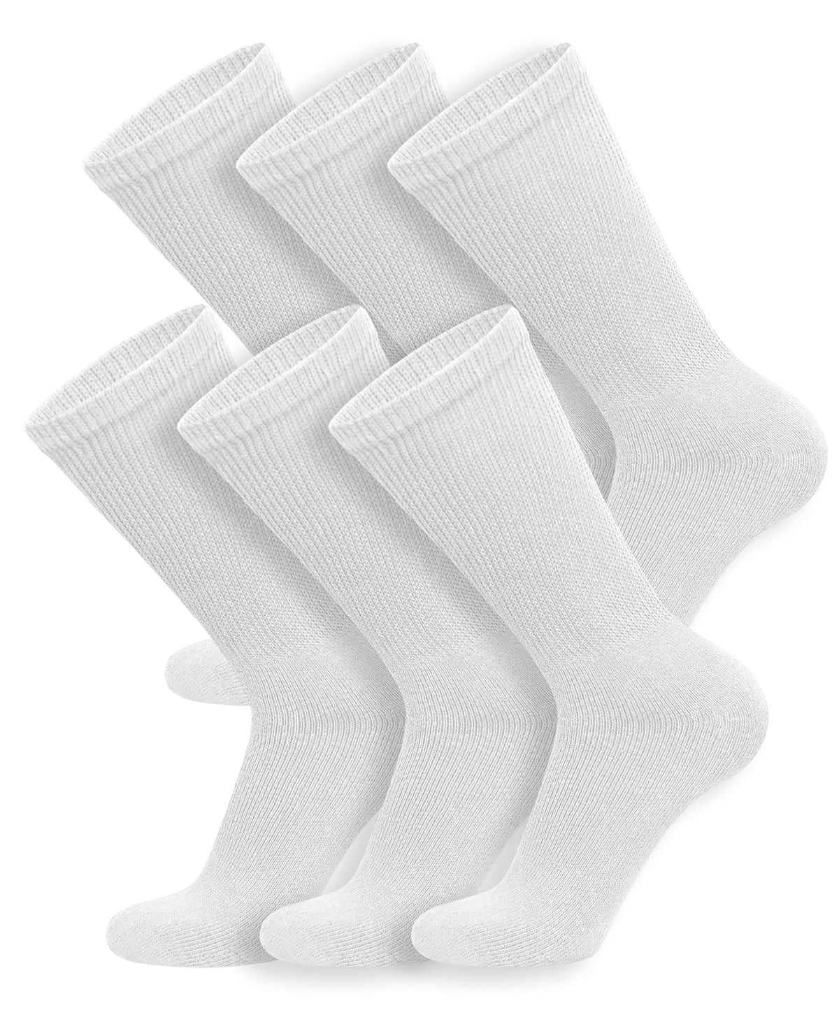 Brooklyn Socks diabetic neuropathy crew pack front view for easy dressing