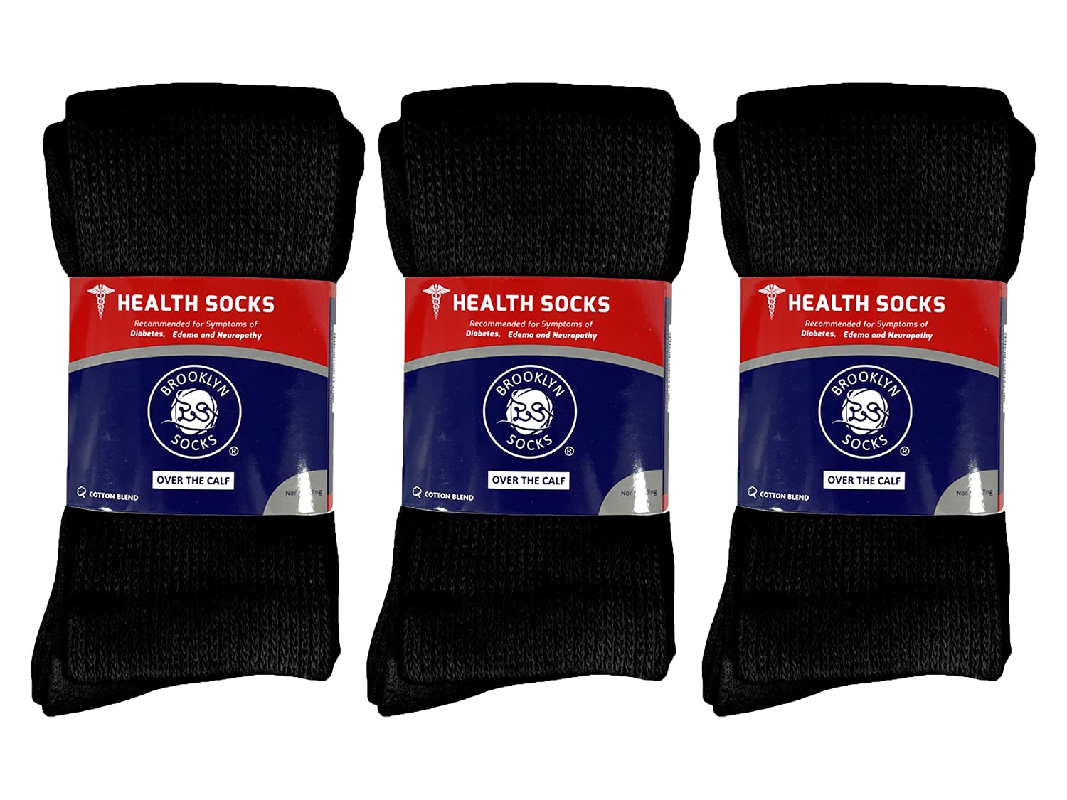 Brooklyn Socks over-the-calf length provides full calf coverage for versatile outfits