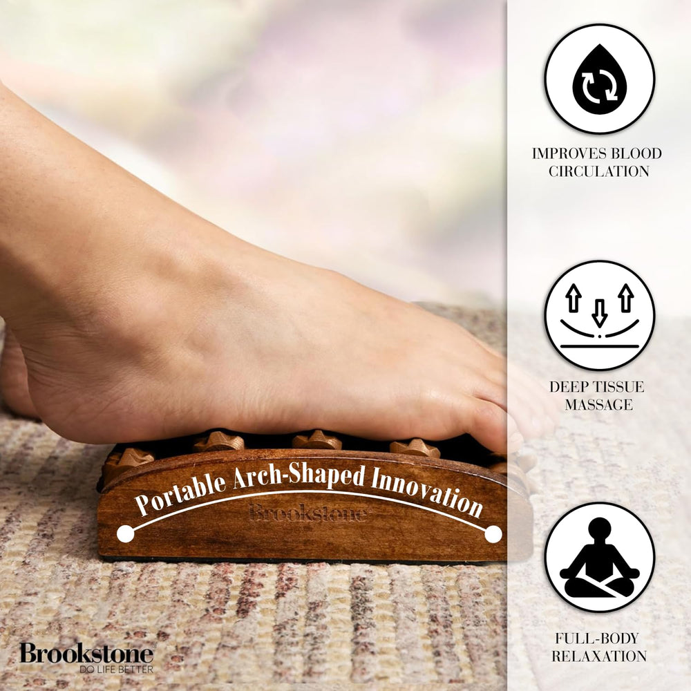 Brookstone foot roller helps relax sore feet after a long day