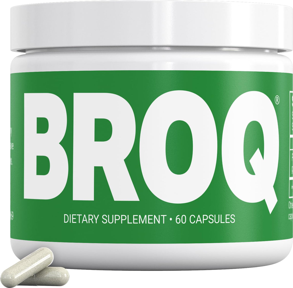 BROQ 2X Sulforaphane bottle supports daily wellness.