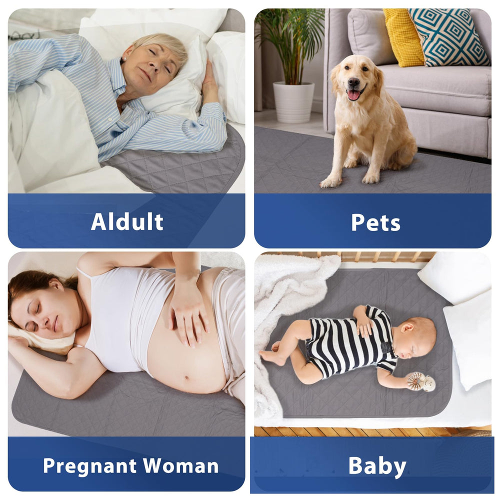 Brosive bed pad protects beds for adults, seniors, kids.