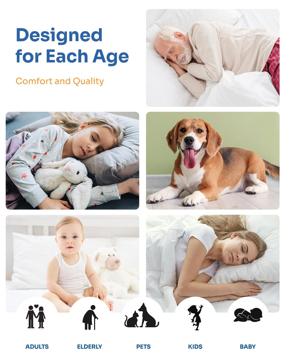 Brosive bed pads suitable for senior and postpartum care