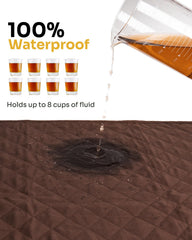 Brosive bed pads brown color hides stains for discreet home use