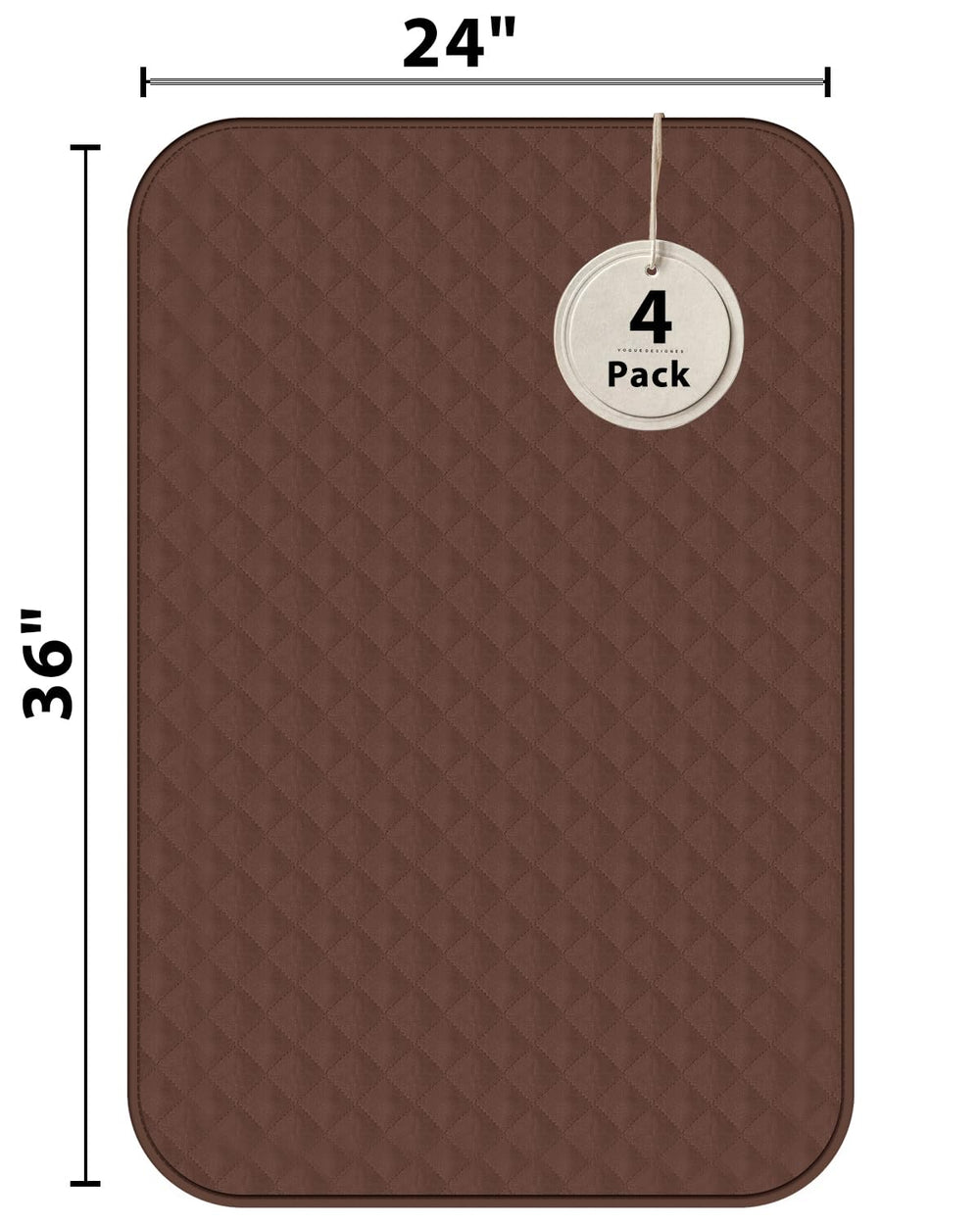 Brosive bed pads long-lasting design demonstrates repeated washing durability