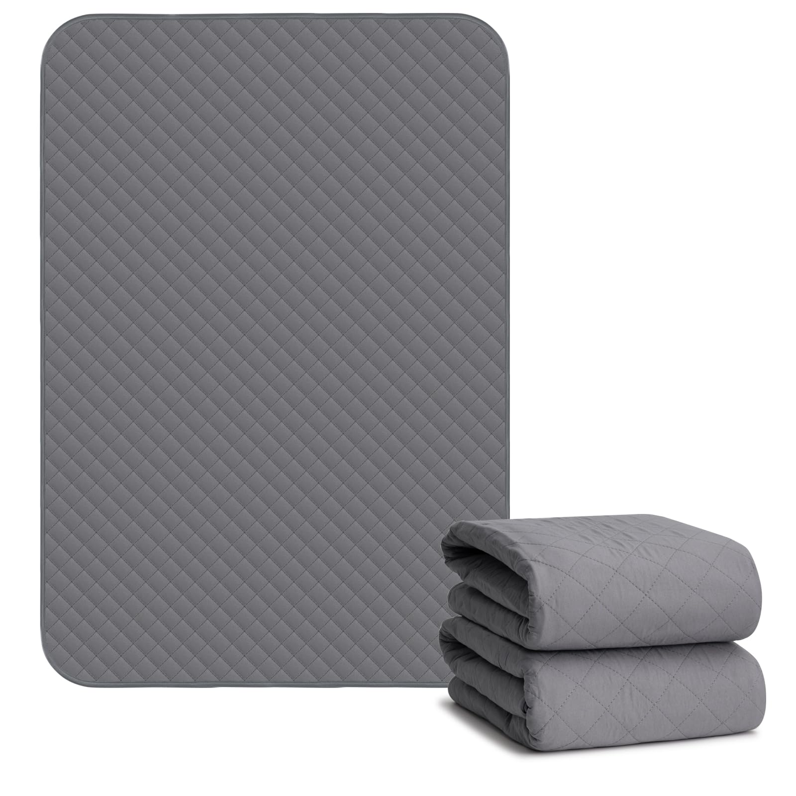 Brosive Hide Stains Bed Pad 45x56 with waterproof backing protects bedding.