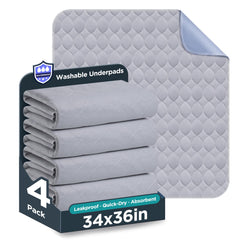 Brosive washable bed pad front view protects beds and furniture from spills