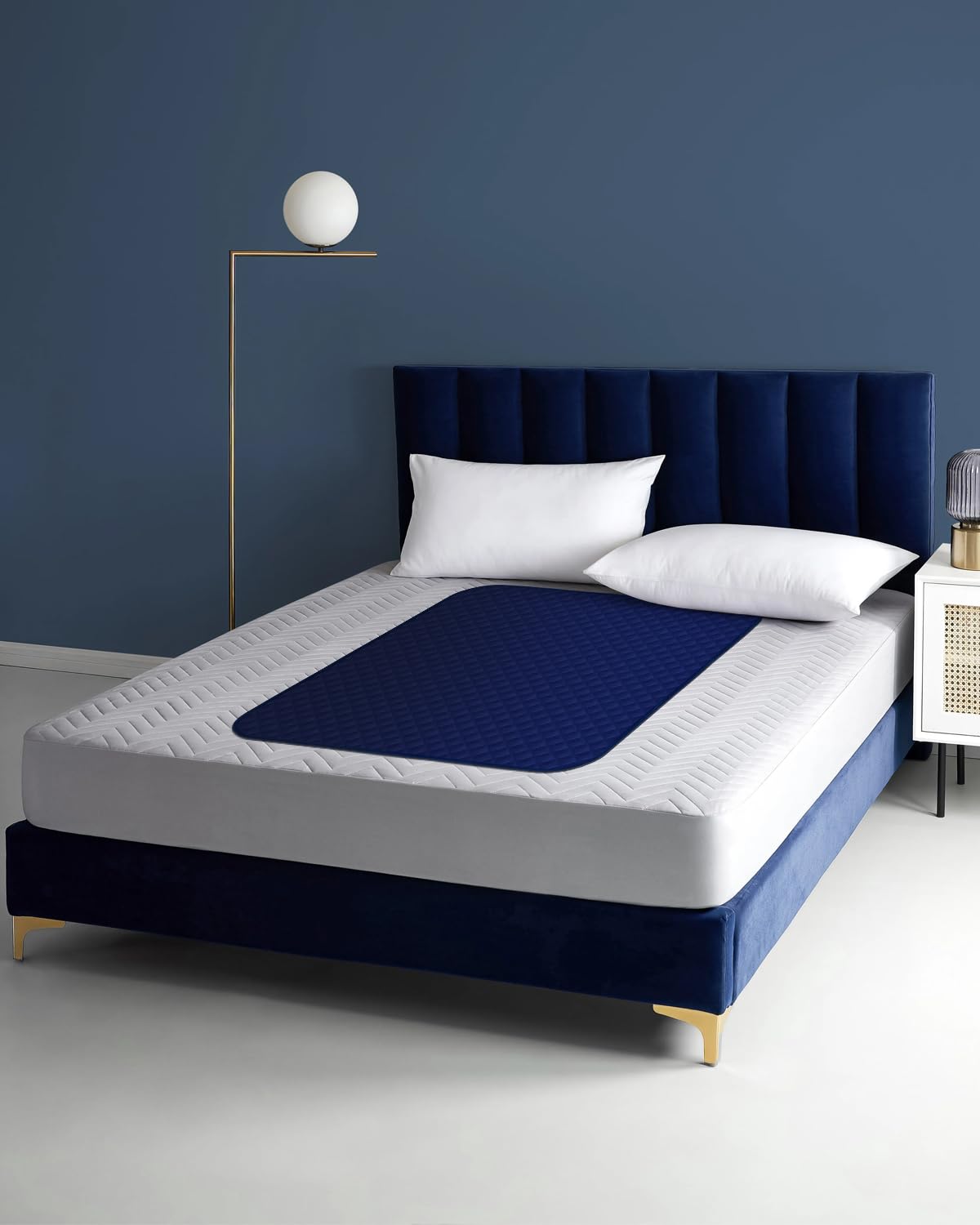 Brosive bed pad care image emphasizes long-lasting durability