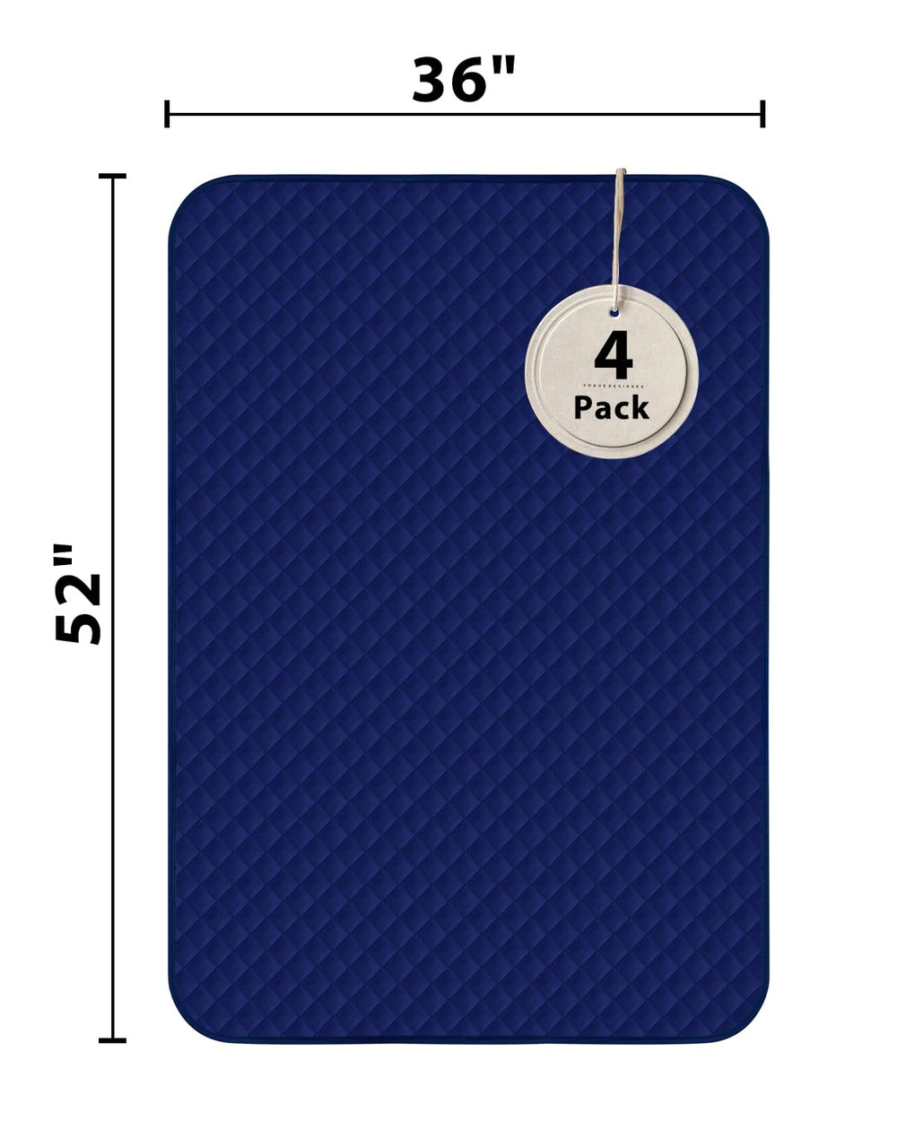 Brosive bed pad being machine-washed to illustrate reusable design