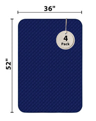 Brosive bed pad being machine-washed to illustrate reusable design