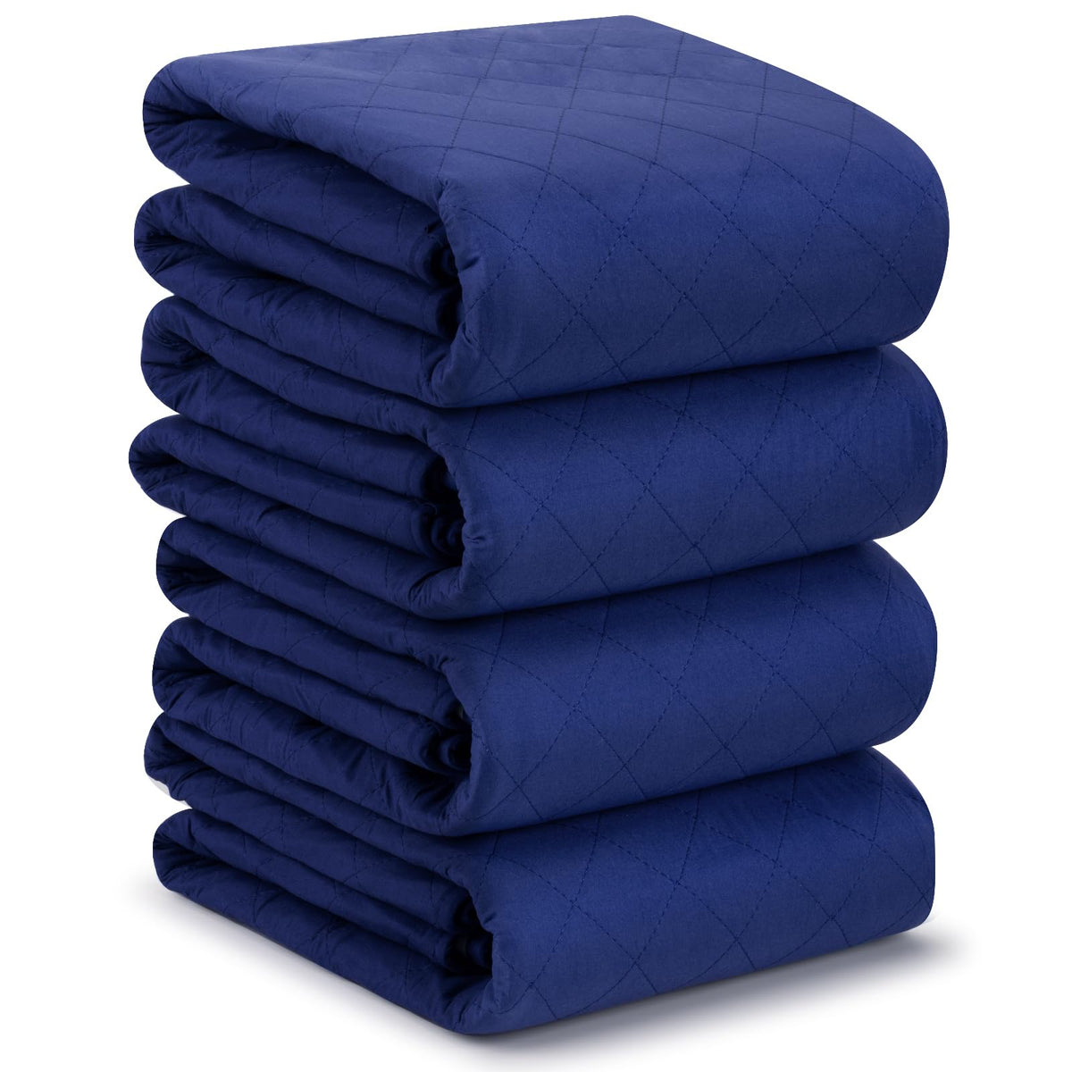 Brosive washable bed pad main image in navy blue for all-night protection