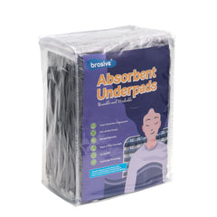 Brosive bed pad with waterproof TPU layer shields mattresses.