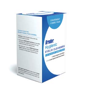 Bruder eyelid solution spray bottle pictured for soothing eyelid care.