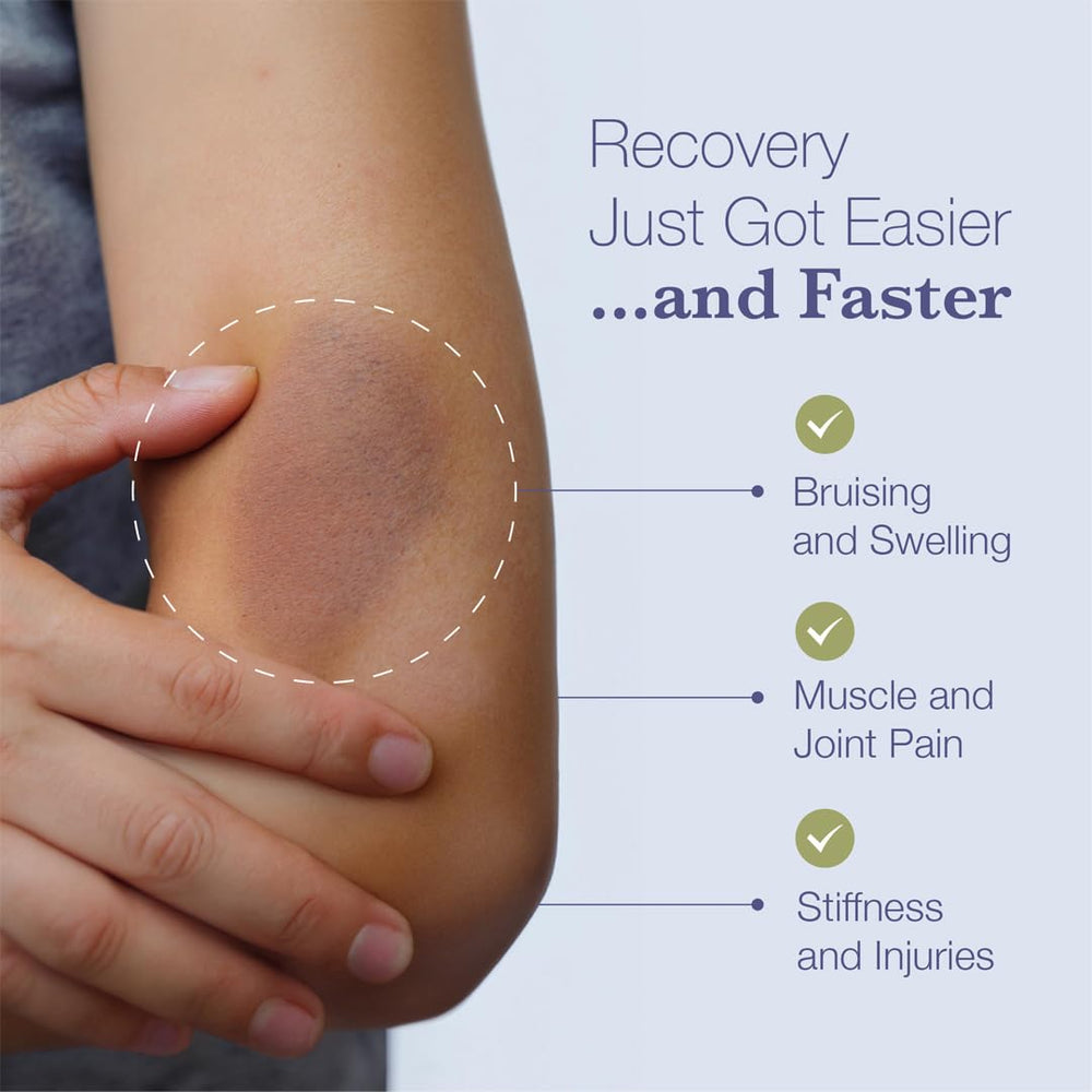 BruiseMD Bromelain capsule shown for swelling support and gentle recovery.