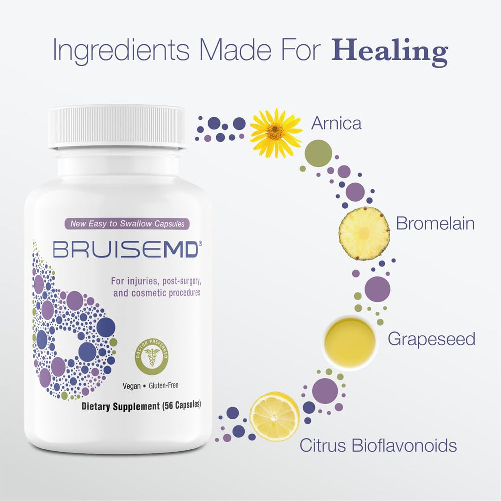 BruiseMD recovery usage image depicts use after sprains or injuries.