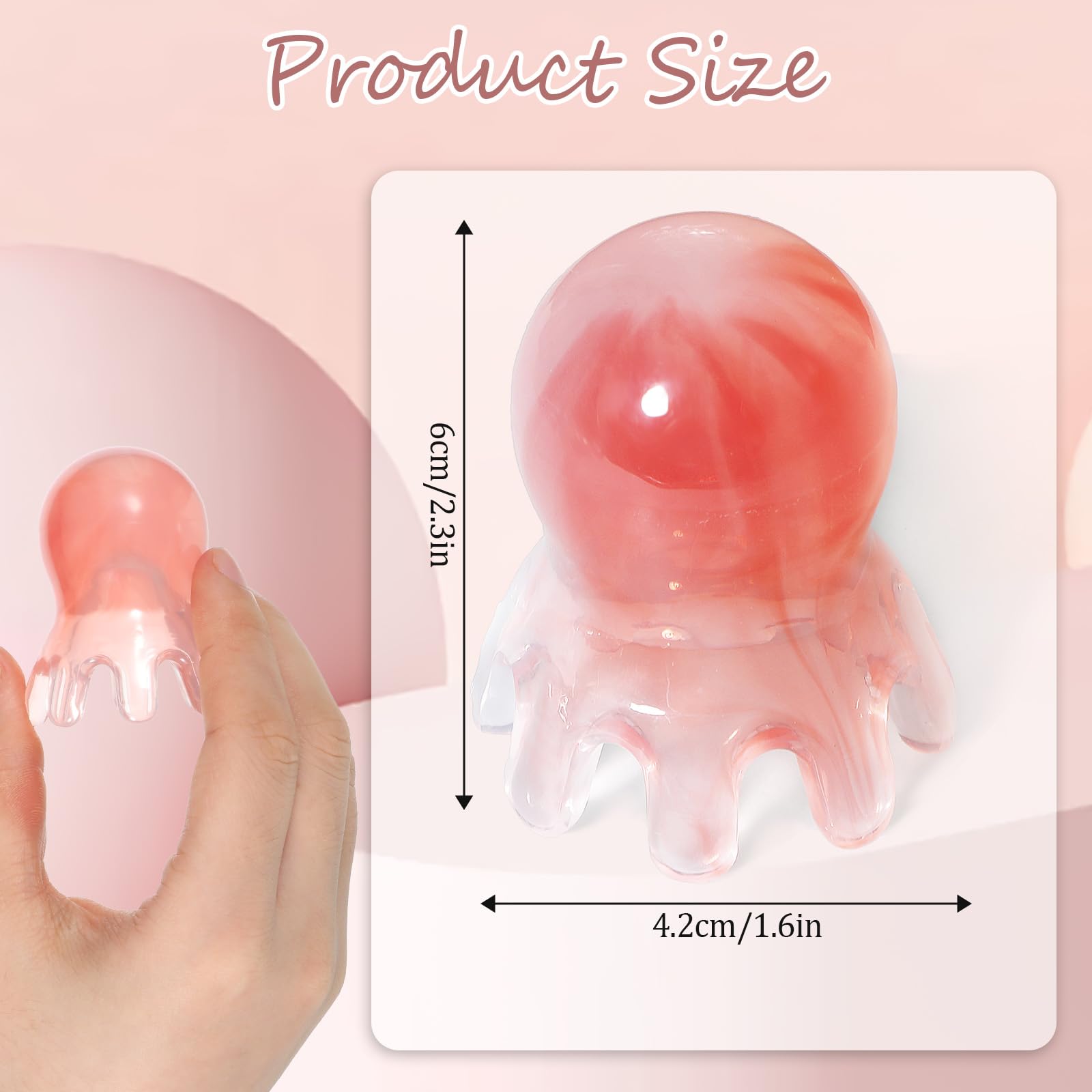 Bruislard Relaxation Tool Head Massage Pink speeds relaxation.