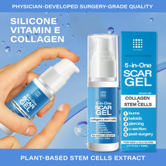 Bruizex collagen rebuilding scar gel emphasizes skin structure and renewal