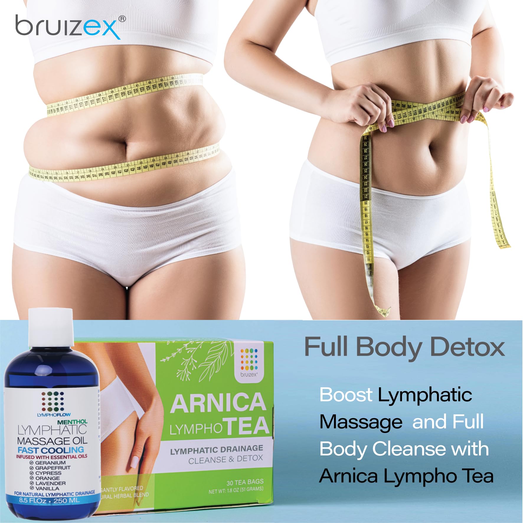 Bruizex fibrosis-care oil providing gentle tissue conditioning after procedures.