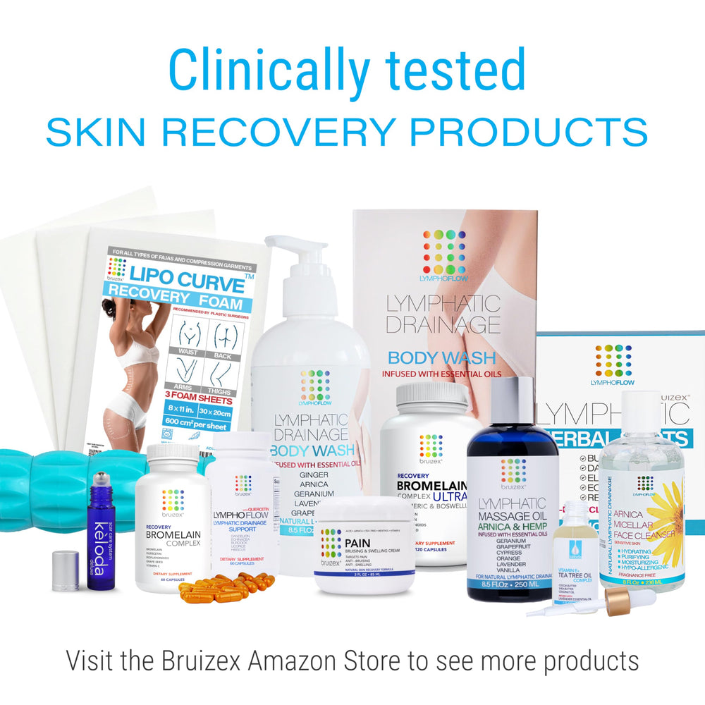 Bruizex post-surgery recovery kit including the roller