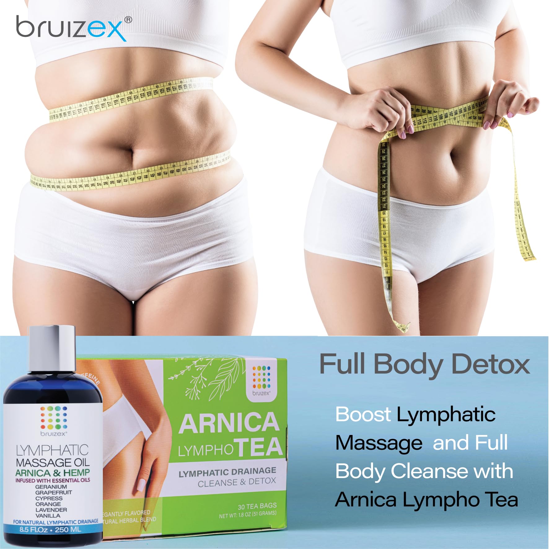 Bruizex whole-body detox massage promoting lymphatic drainage and detoxification