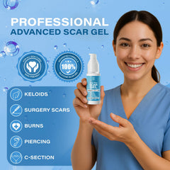 Bruizex silicone barrier scar treatment highlighting protective barrier soothing tissue