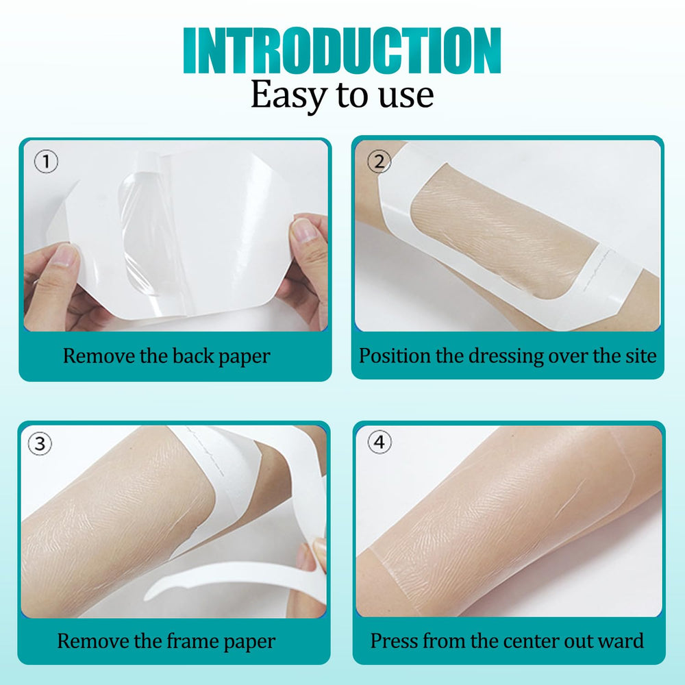 BSeWenerte 4in x 4.75in size fits many small wounds discreetly.