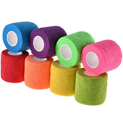 BS FEEL cohesive wrap bandage avoids hair and skin sticking for easy use.