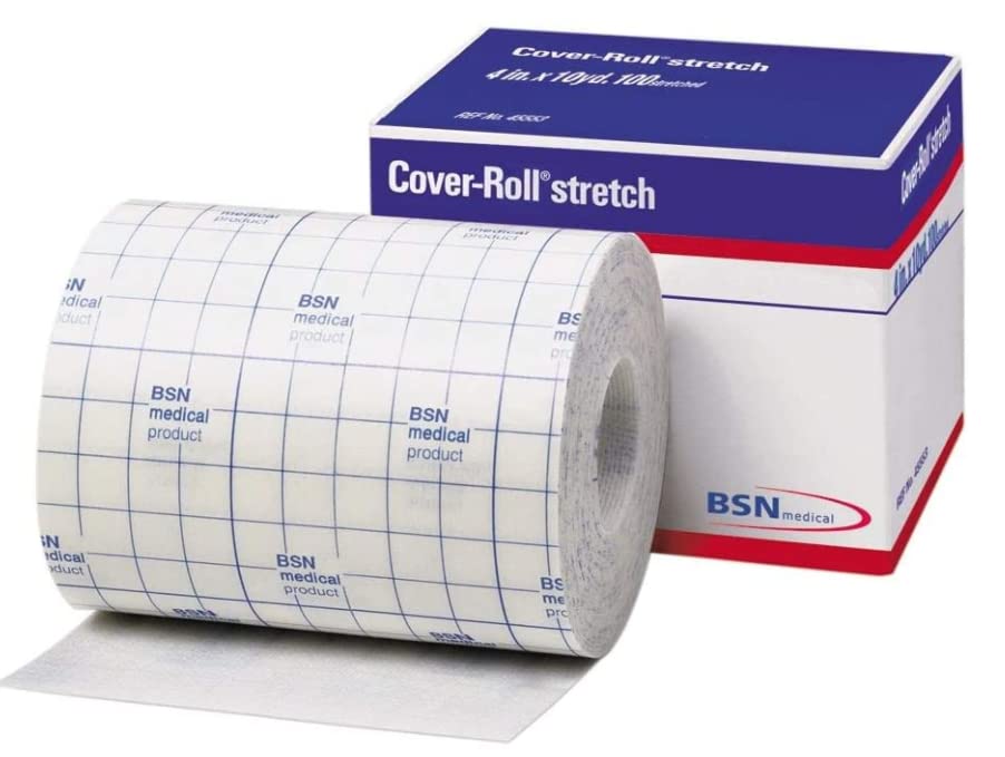 BSN Medical Cover-Roll Stretch Bandage texture closeup highlights nonwoven softness.