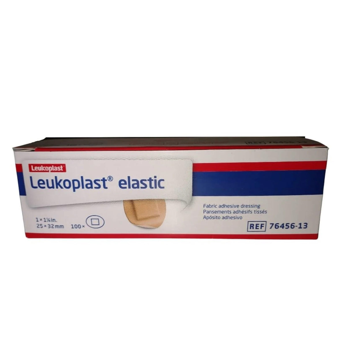 BSN Medical Leukoplast oval bandages in a box of 100 for versatile wound care.