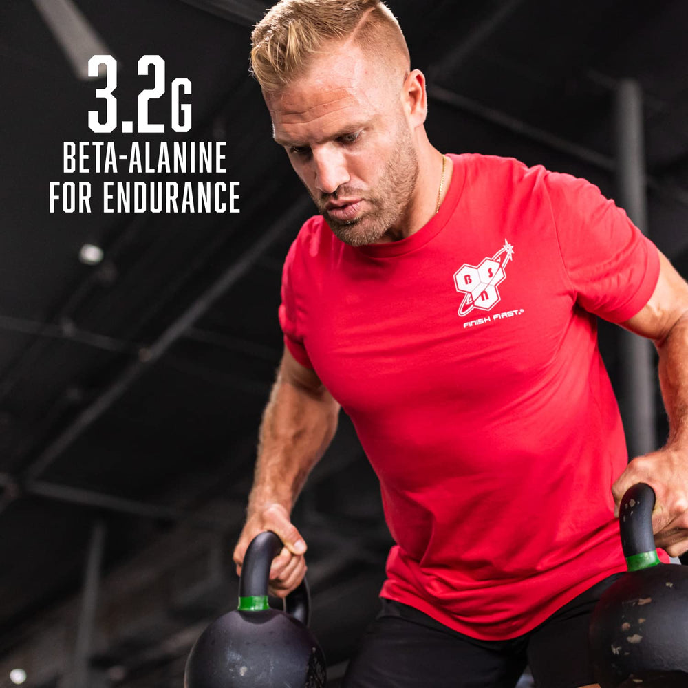 BSN N.O.-XPLODE VASO mixing glass showing quick dissolve for workouts.