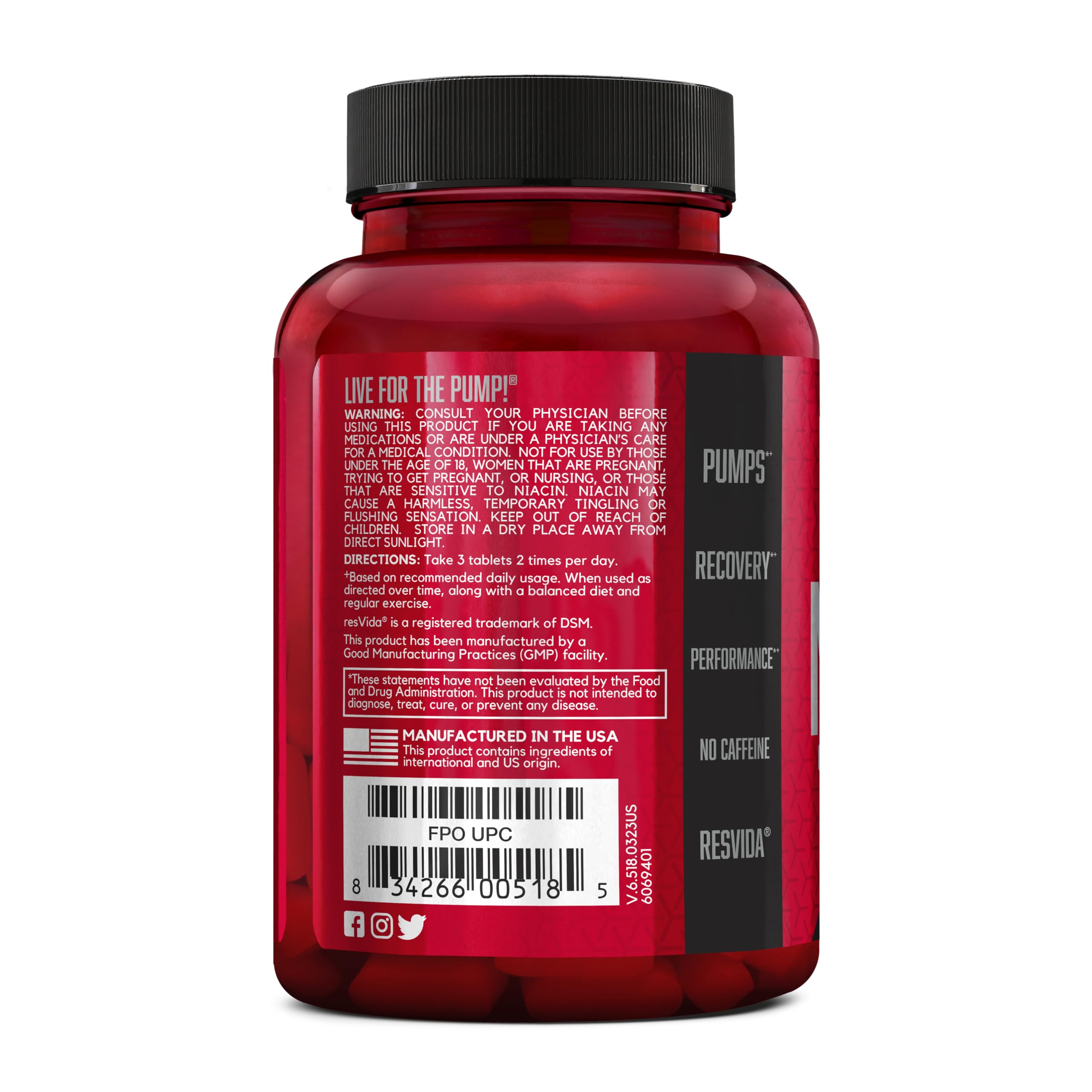 BSN Nitrix 2.0 ready-to-use bottle in gym environment signaling training support