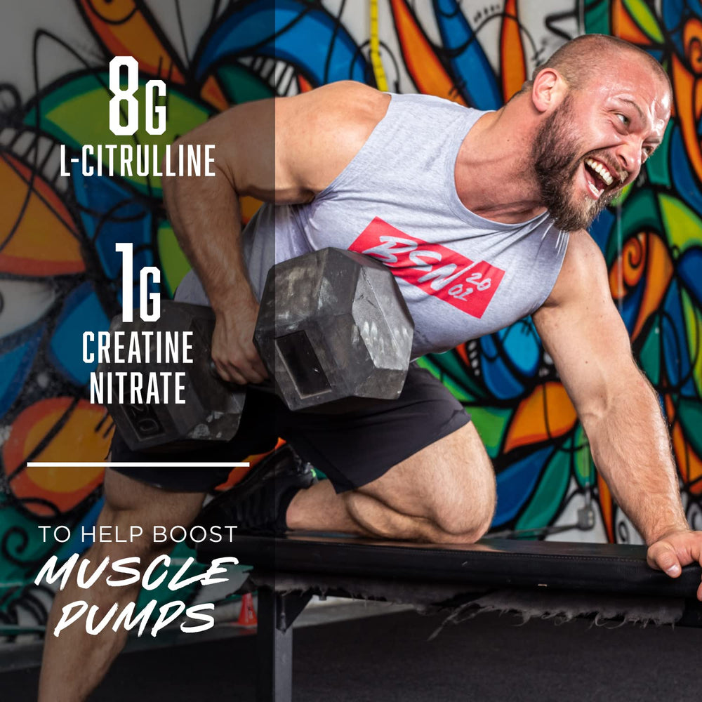 BSN N.O.-XPLODE VASO beta-alanine 3.2g panel indicating endurance support.