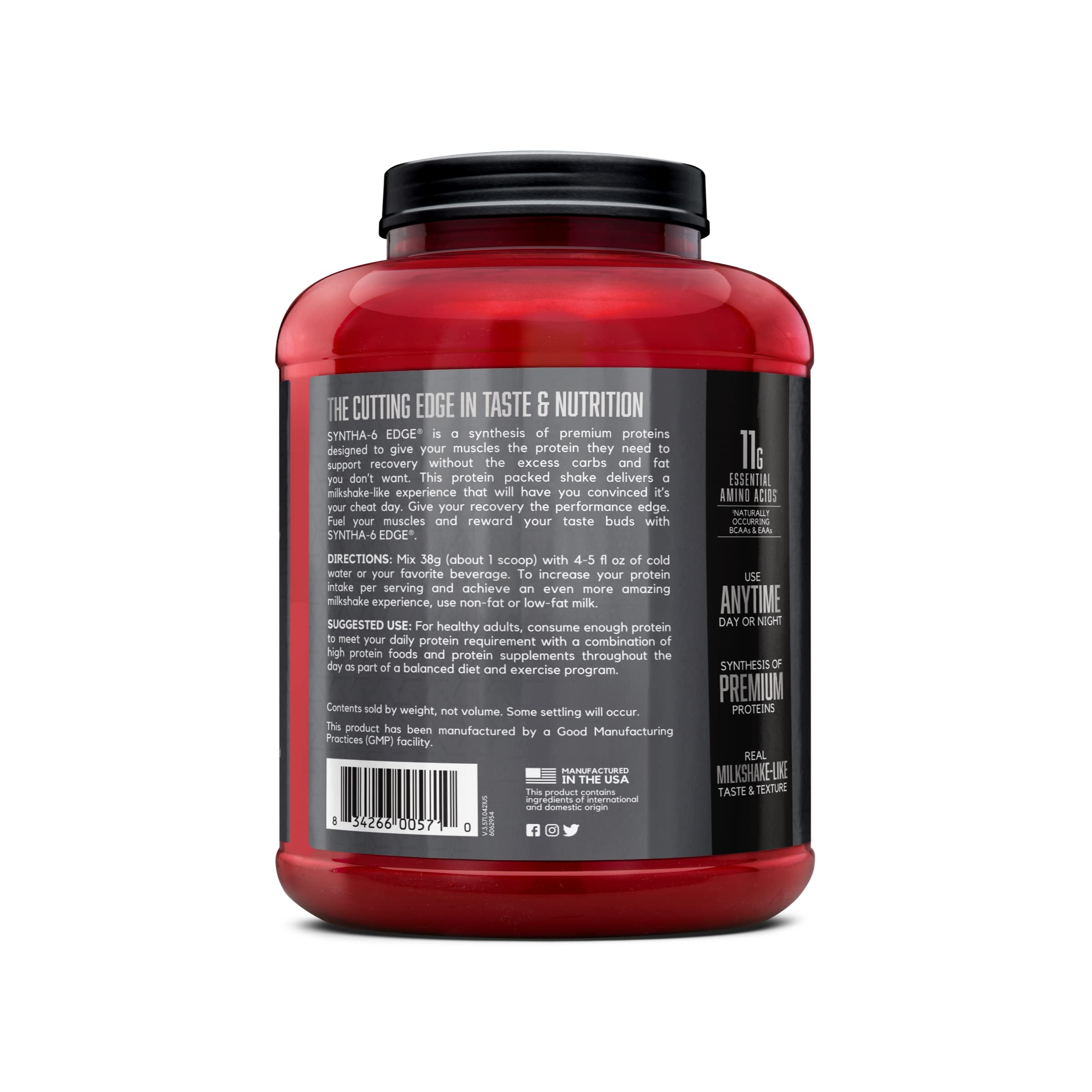 BSN SYNTHA-6 EDGE dissolved in water shows quick mixability.