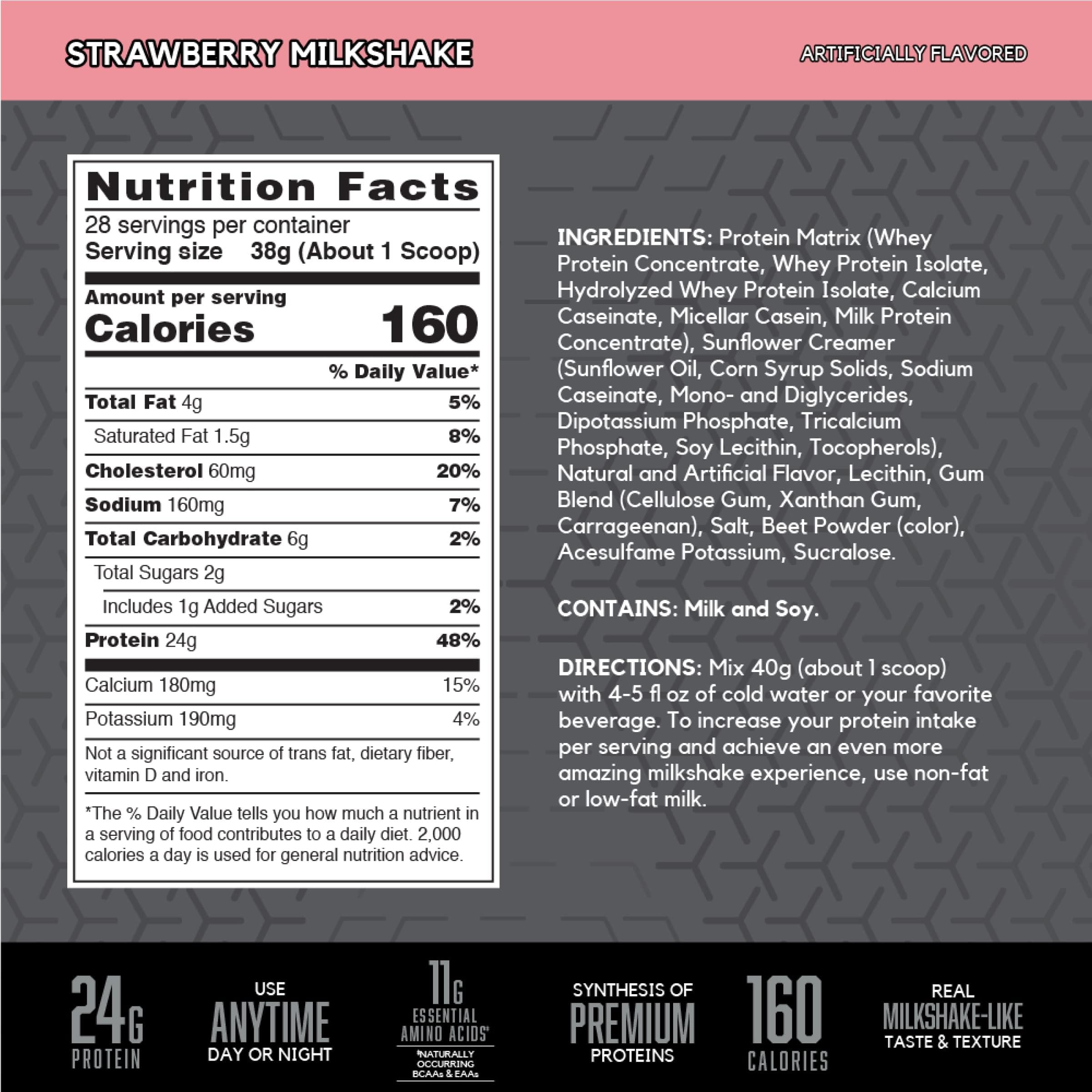 BSN SYNTHA-6 Edge powder scoop highlights convenient, anytime protein.