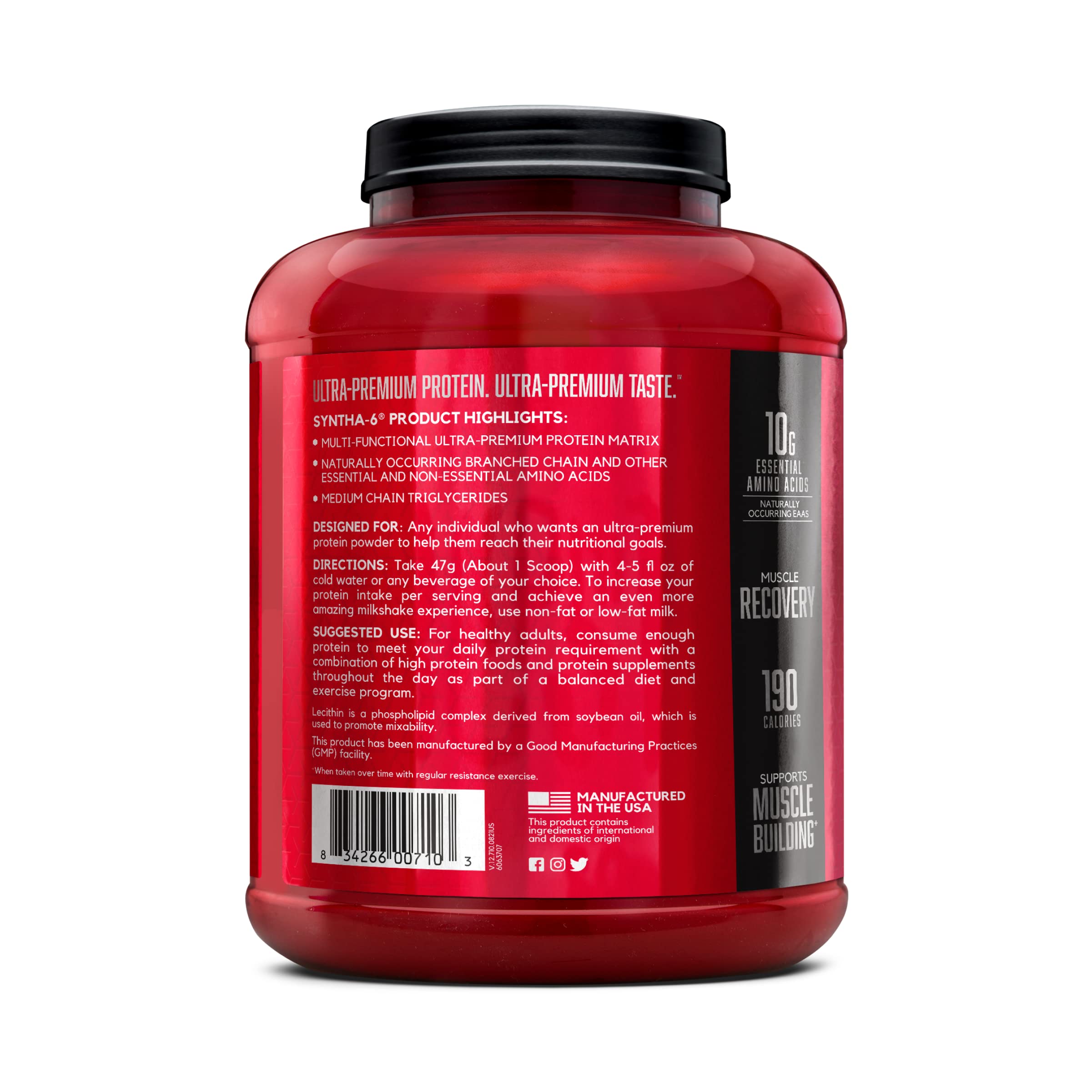 BSN SYNTHA-6 flavor technology delivers rich taste