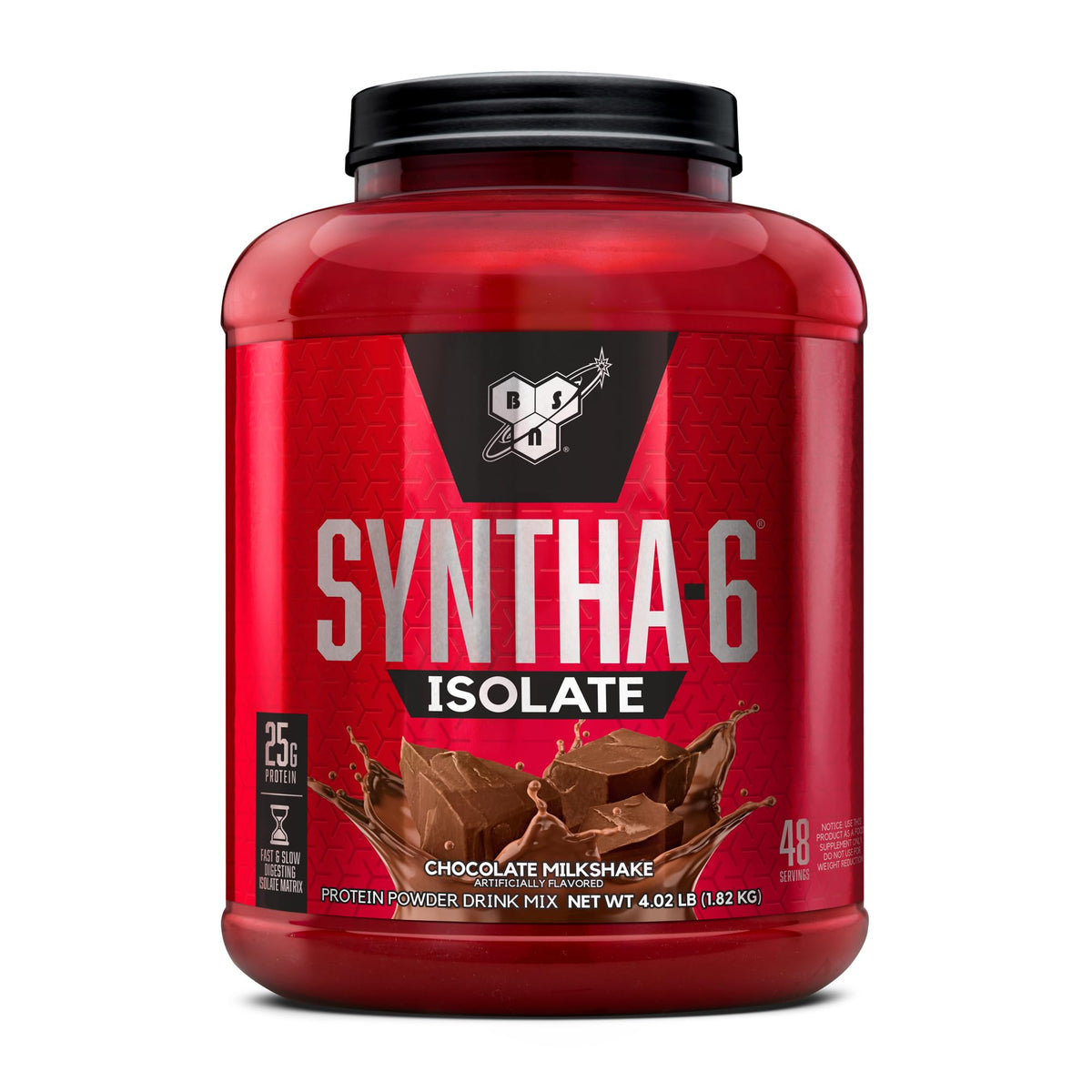 BSN SYNTHA-6 Isolate powder in a tub, convenient post-workout protein source
