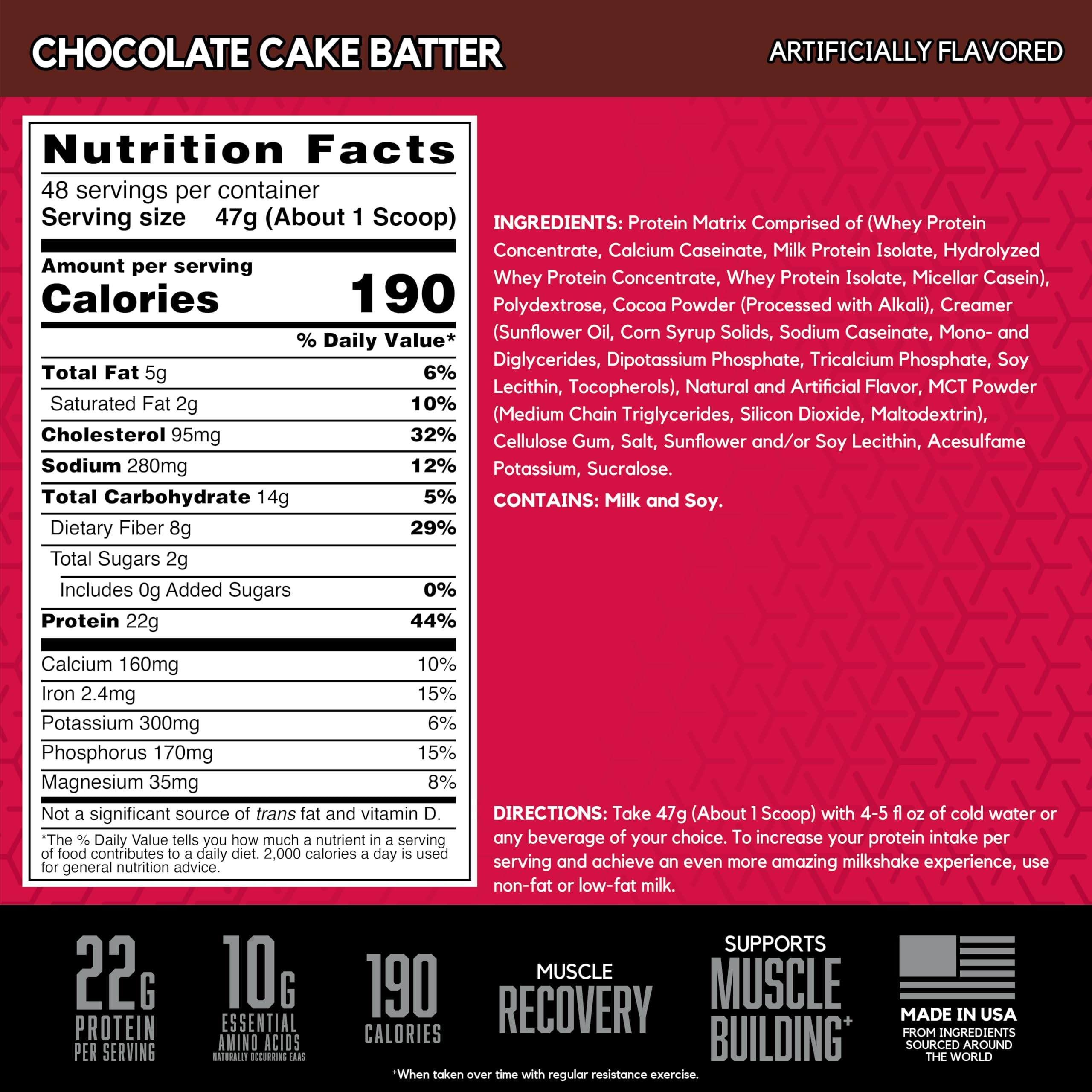 BSN SYNTHA-6 mixed shake in glass, smoothie-friendly protein option.