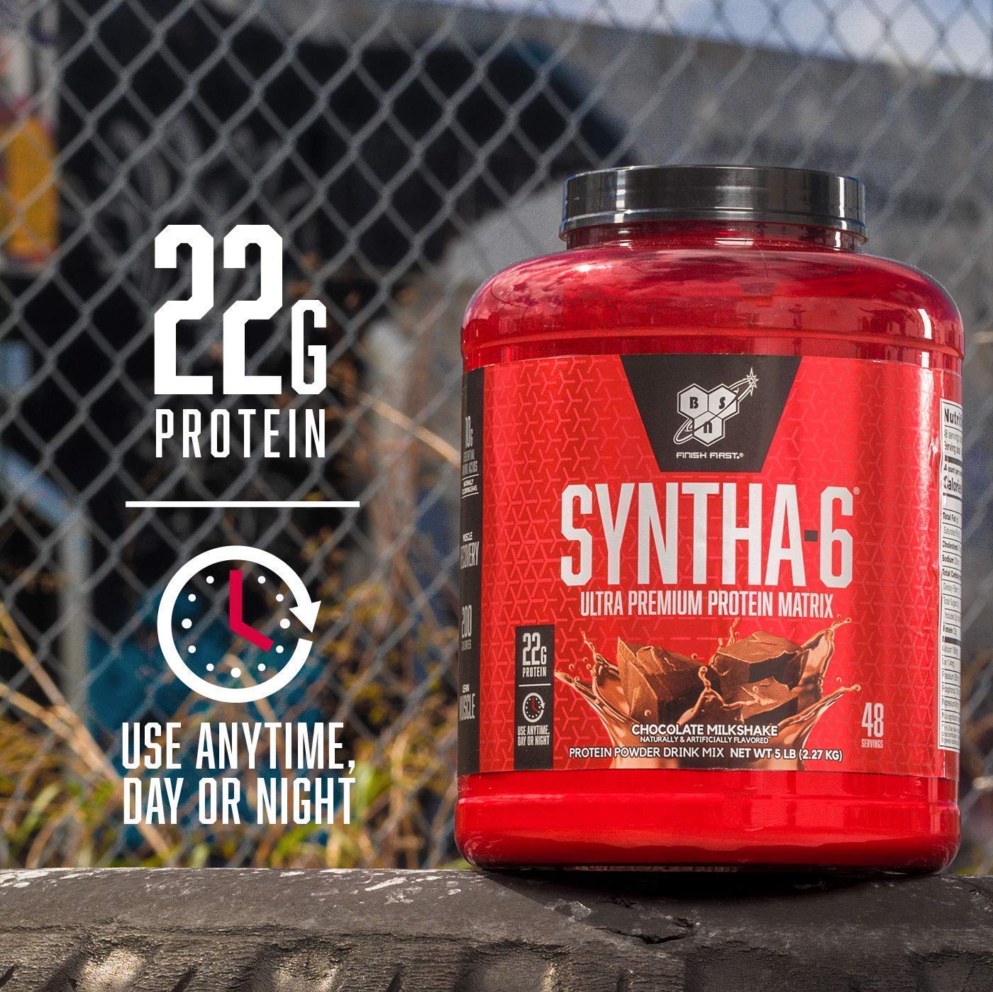 BSN SYNTHA-6-serving-spoon helps measure precise protein portions.