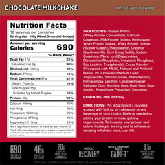 Creamy shake being poured to show BSN TRUE-MASS smooth texture.