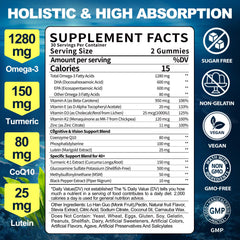 BSSTABBON Omega-3 Gummies bottle side with 120-count packaging