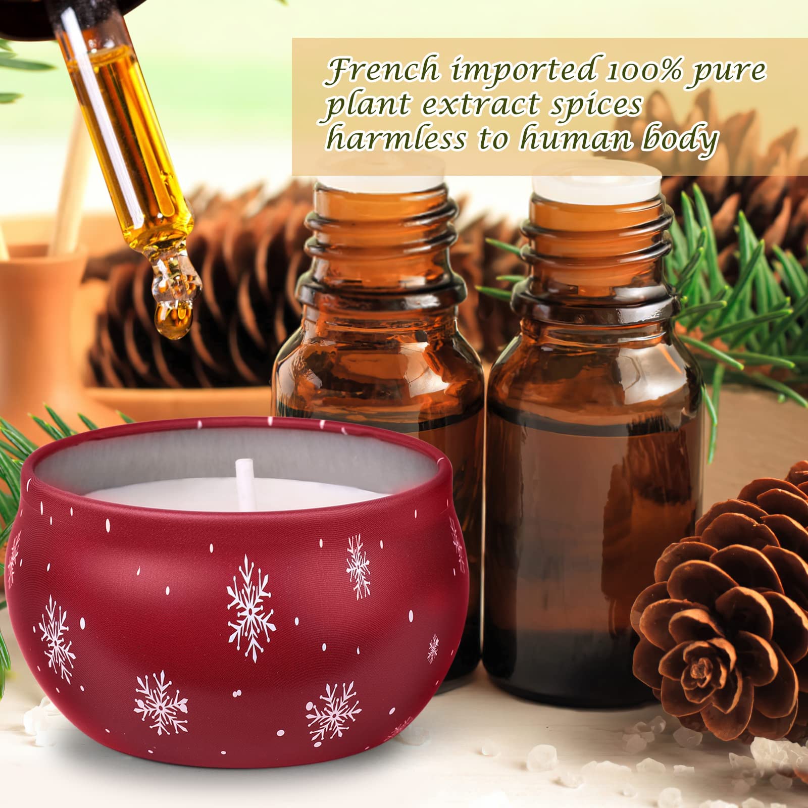 BSzatan candles in cozy home office setting