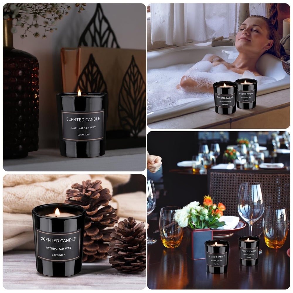 Bszatan natural soy wax candle delivers long-lasting fragrance up to 20 hours.