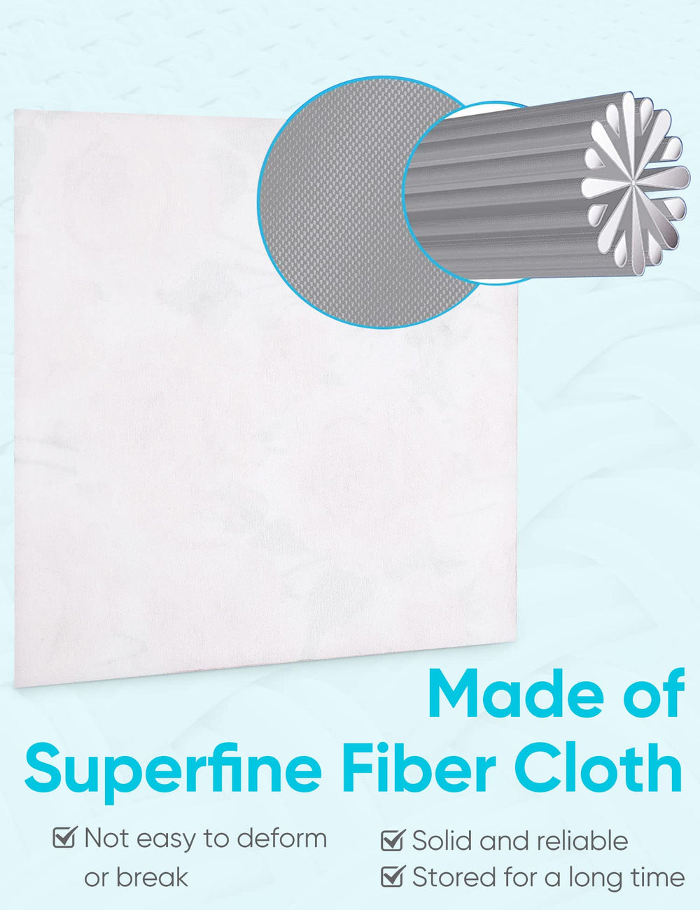 BszykzDXI multi-color design cloth adds style while cleaning screens.