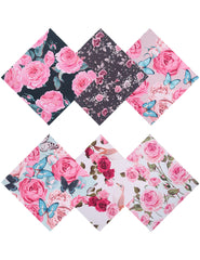 BszykzDXI peony flower design glasses cloth keeps lenses crystal clear.
