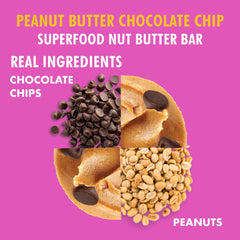 B.T.R. Bliss bar with dark chocolate chips melts pleasantly in mouth.