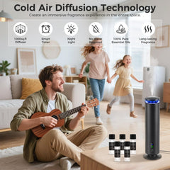 BUBLOC diffuser remote control enables precise fragrance scheduling and easy use