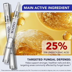 BUCAOAGU natural ingredients collage highlights tea tree, clove, jojoba, and aloe for nails.