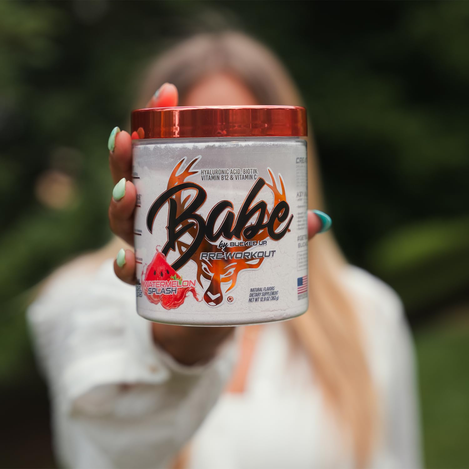 Bucked Up Babe beta-alanine helps reduce soreness and improve endurance.