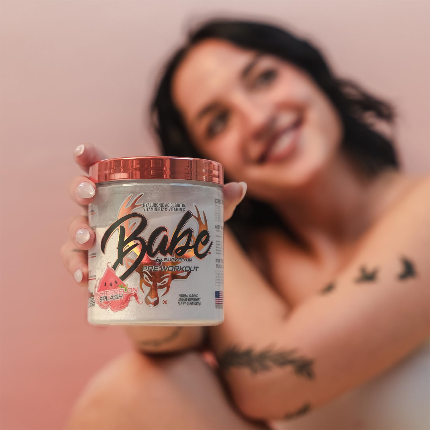 Bucked Up Babe enfinity energy formula offers smooth focus and clean energy.