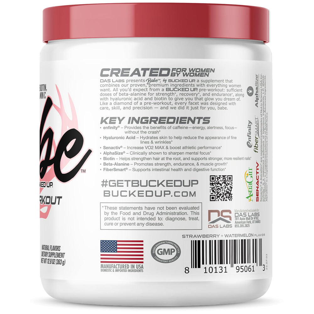 Bucked Up Babe hyaluronic acid glow supports skin recovery after workouts.