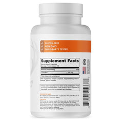 Bucked Up L-Citrulline label close-up highlighting purity and third-party testing.